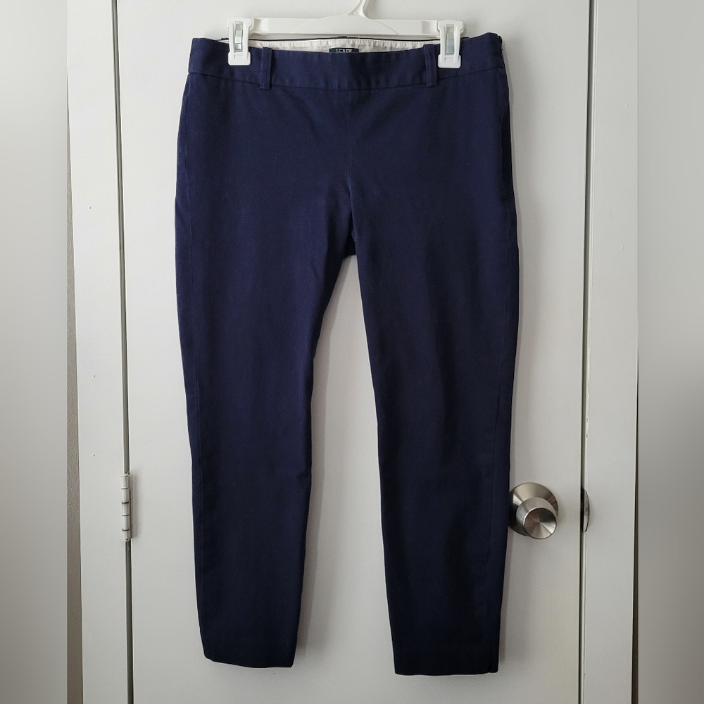 J Crew Navy Blue Cropped Pants Capris